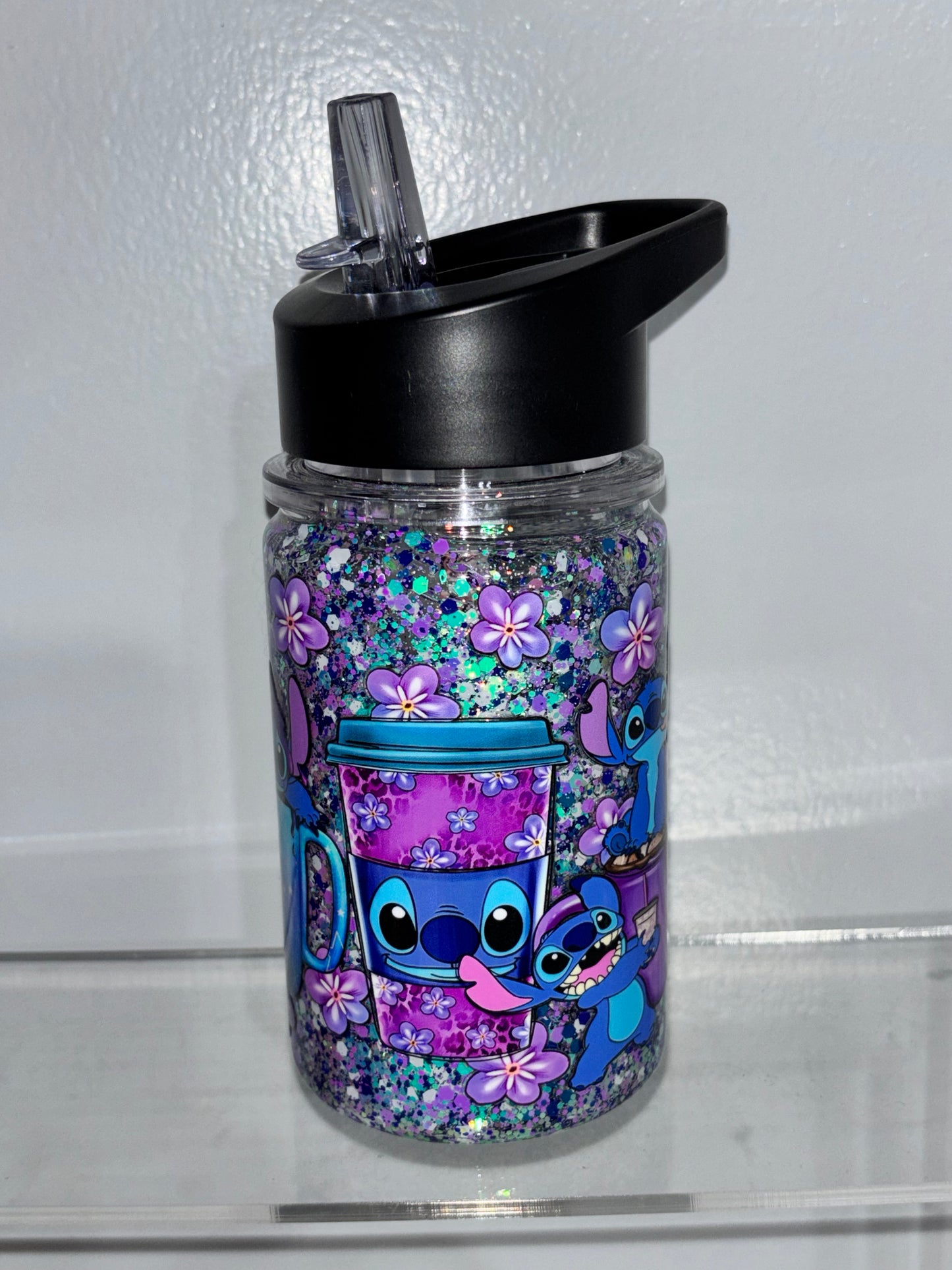 SALE kids water bottle snow globes