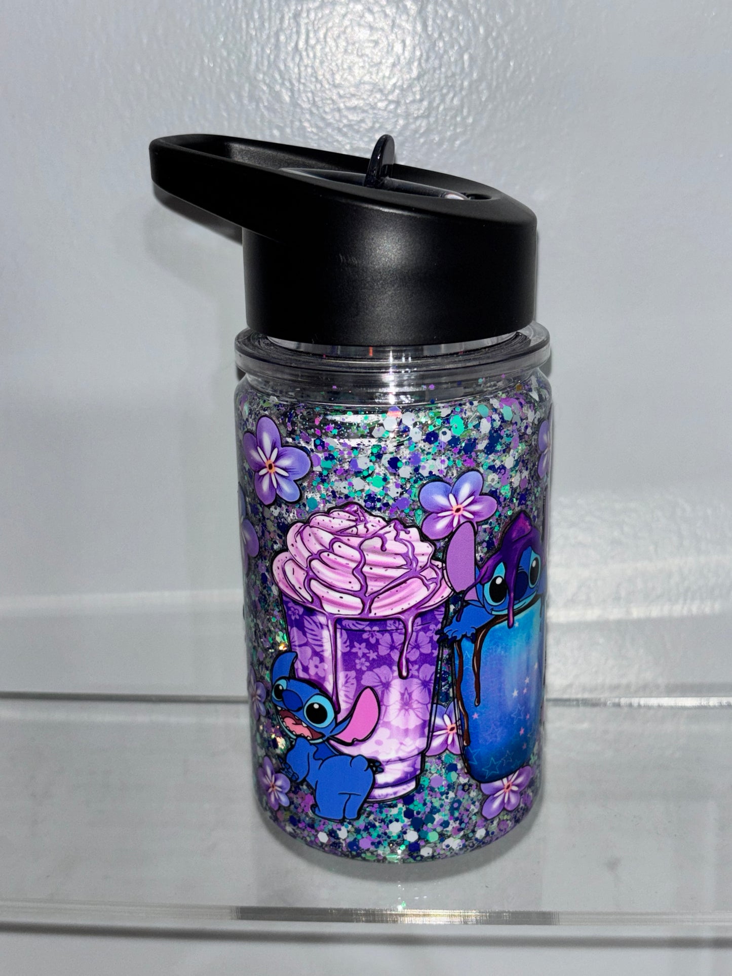 SALE kids water bottle snow globes
