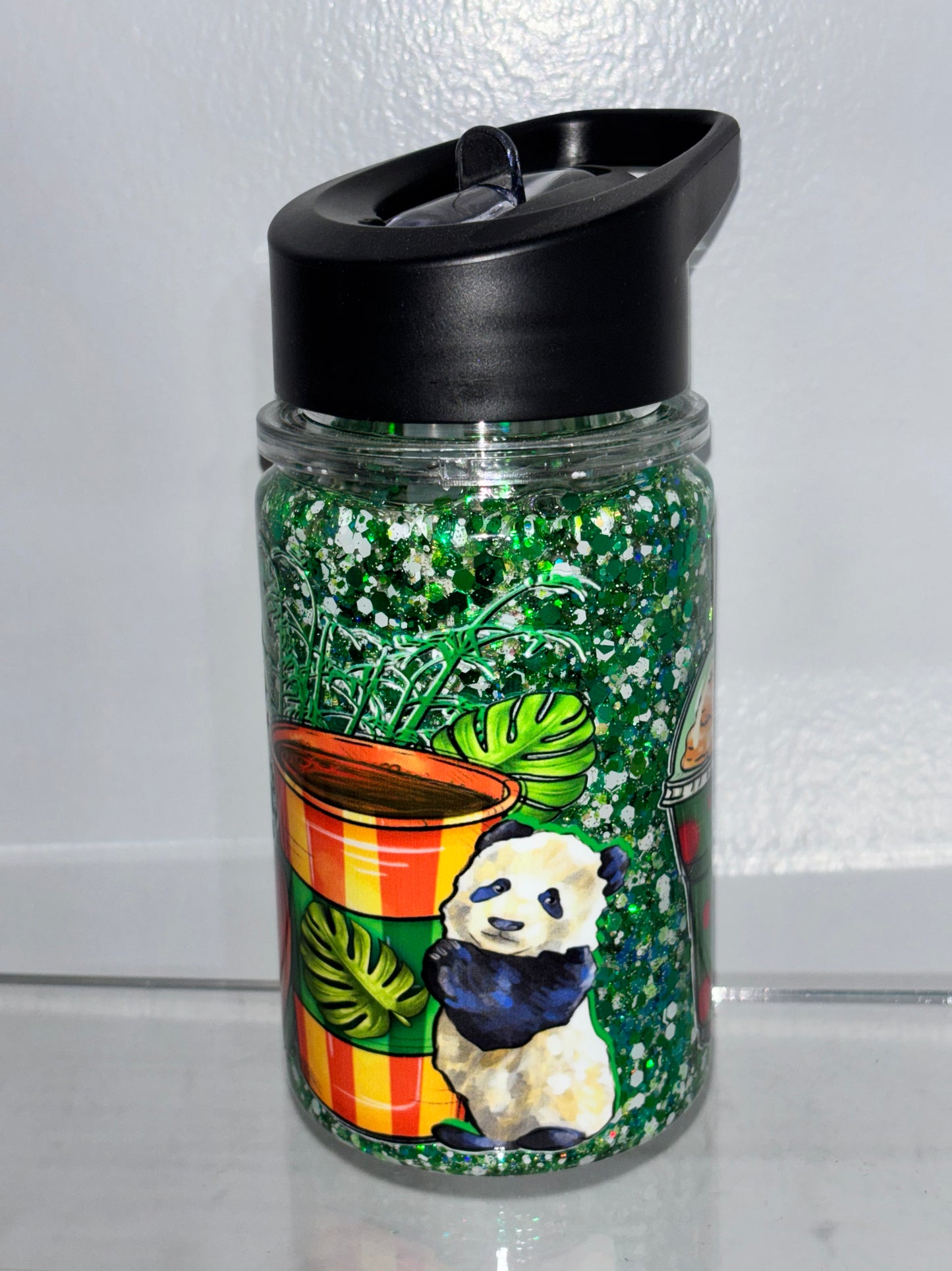 SALE kids water bottle snow globes
