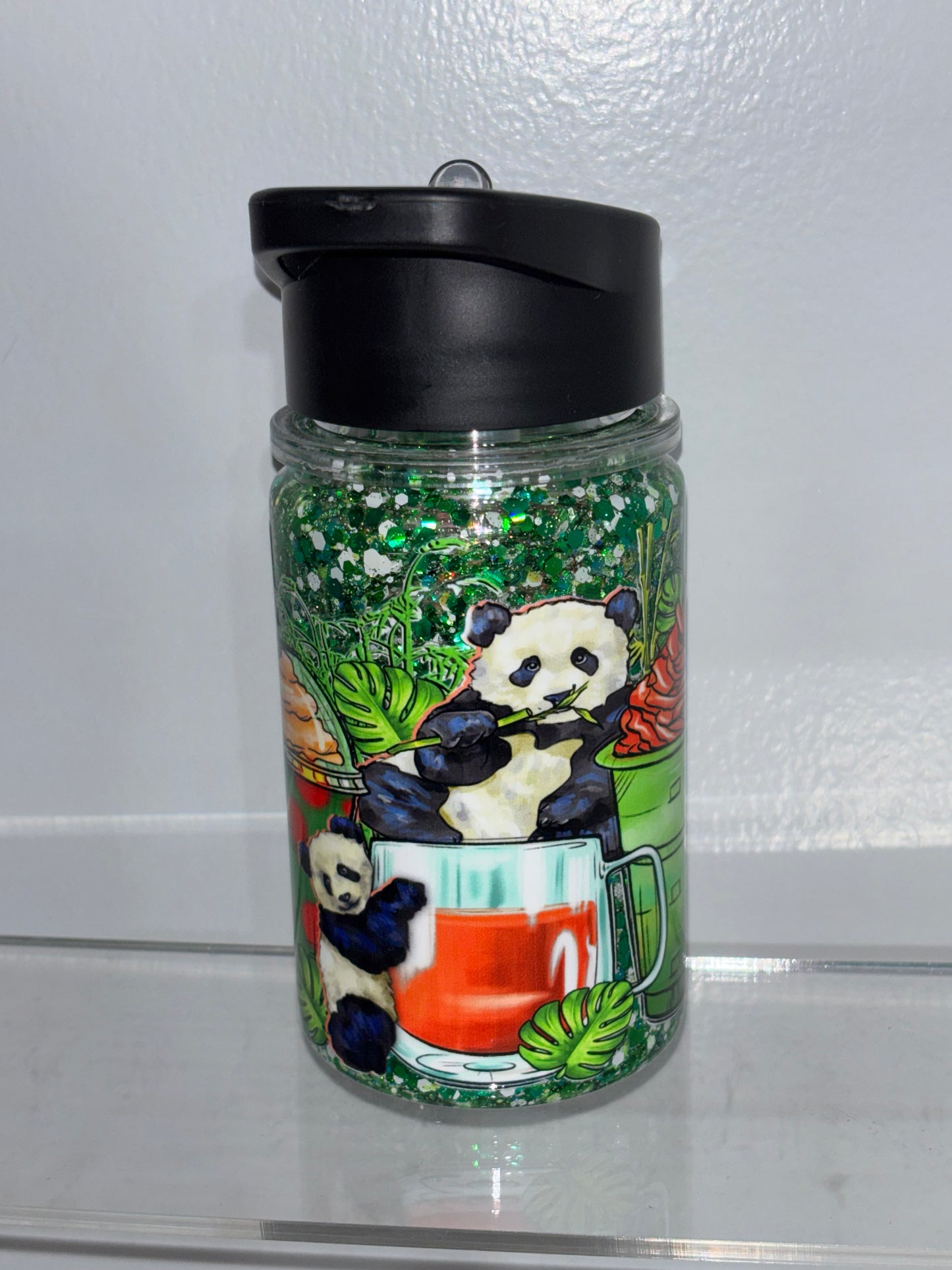 SALE kids water bottle snow globes