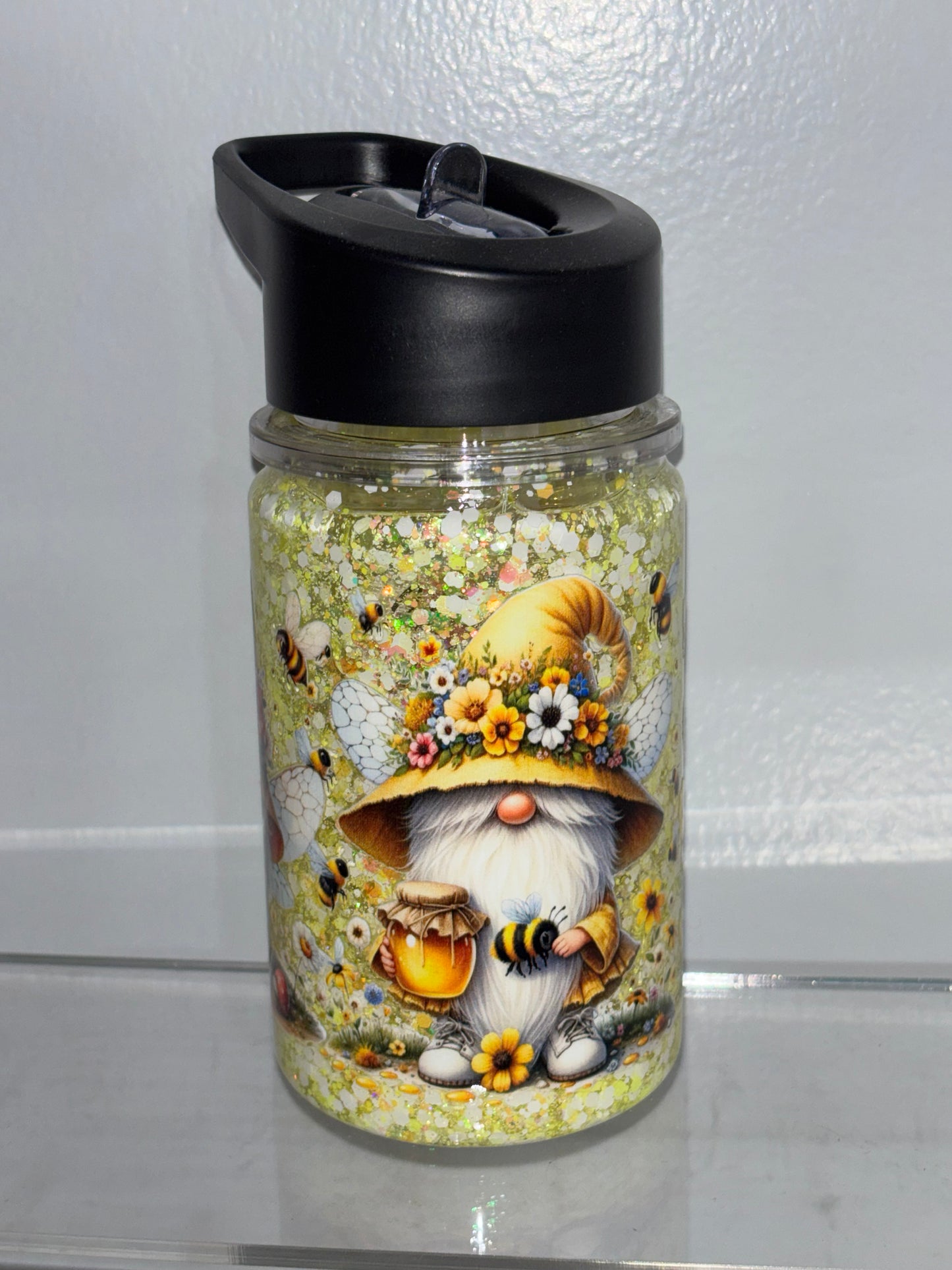 SALE kids water bottle snow globes