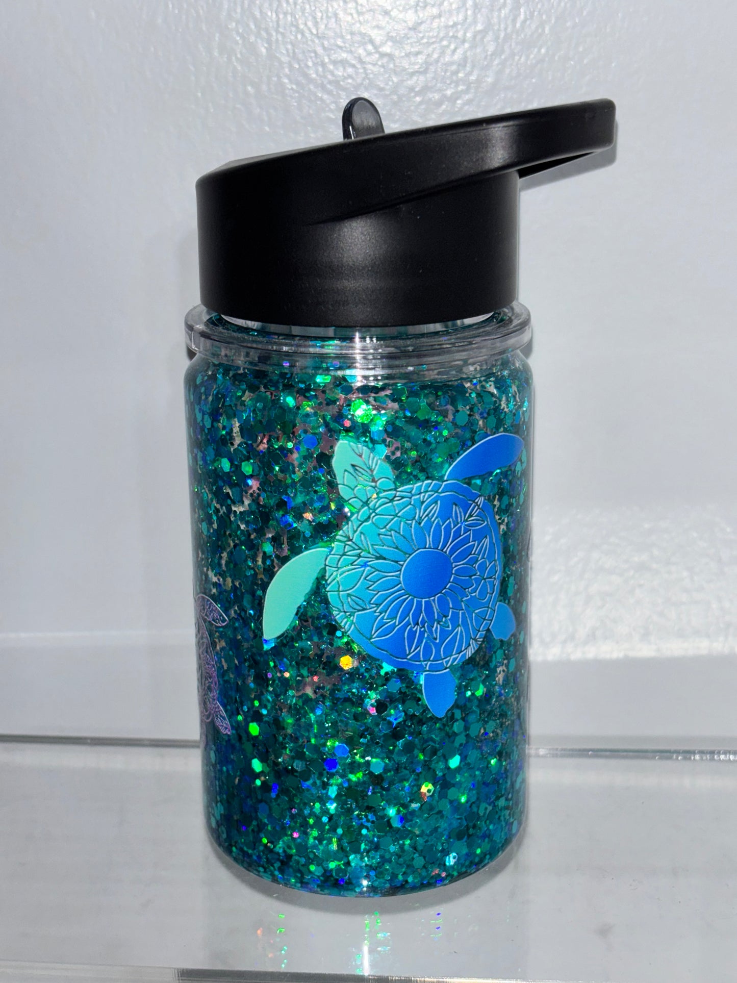 SALE kids water bottle snow globes