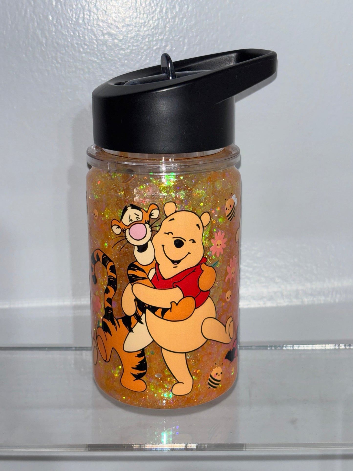 SALE kids water bottle snow globes