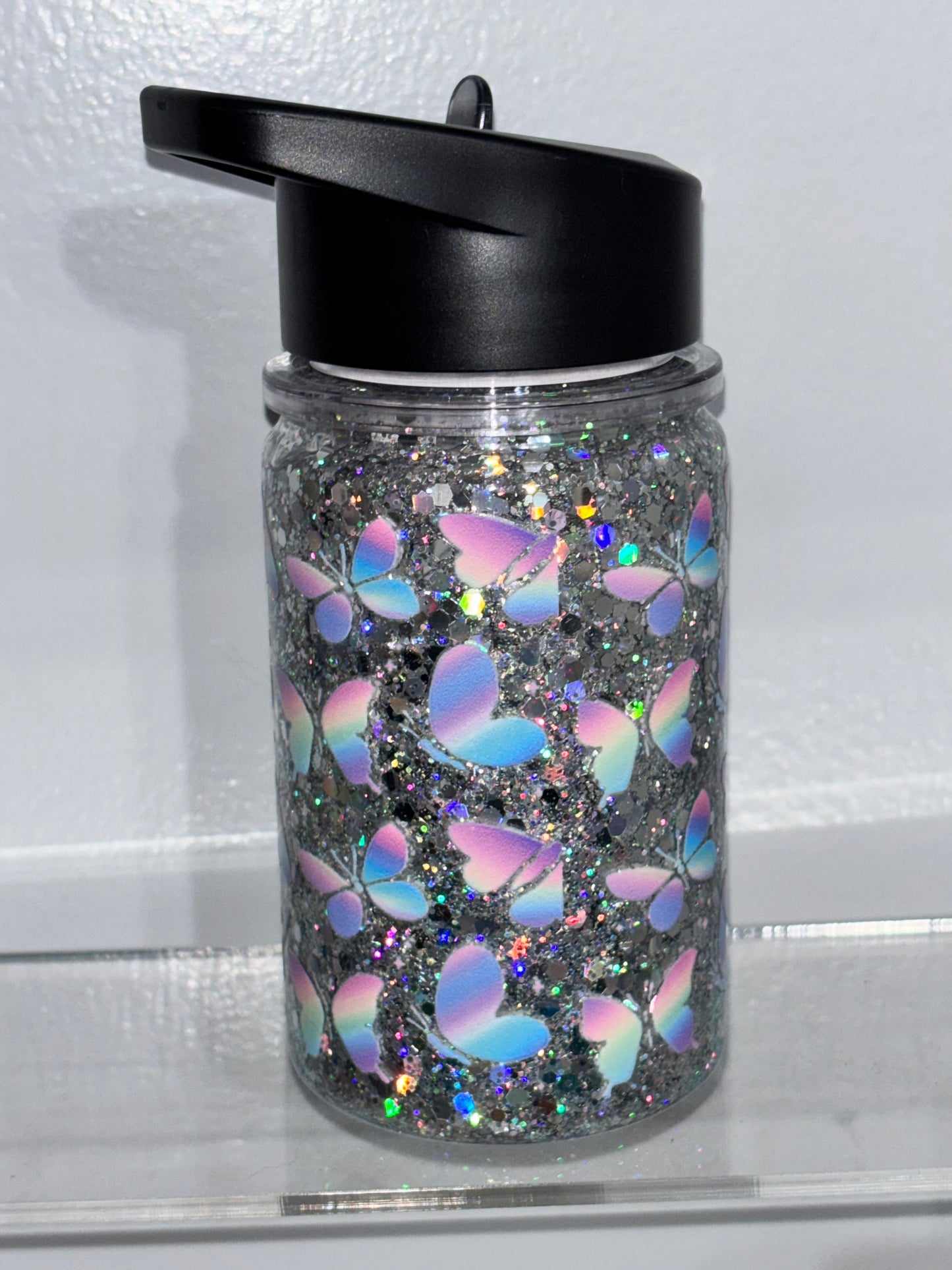 SALE kids water bottle snow globes