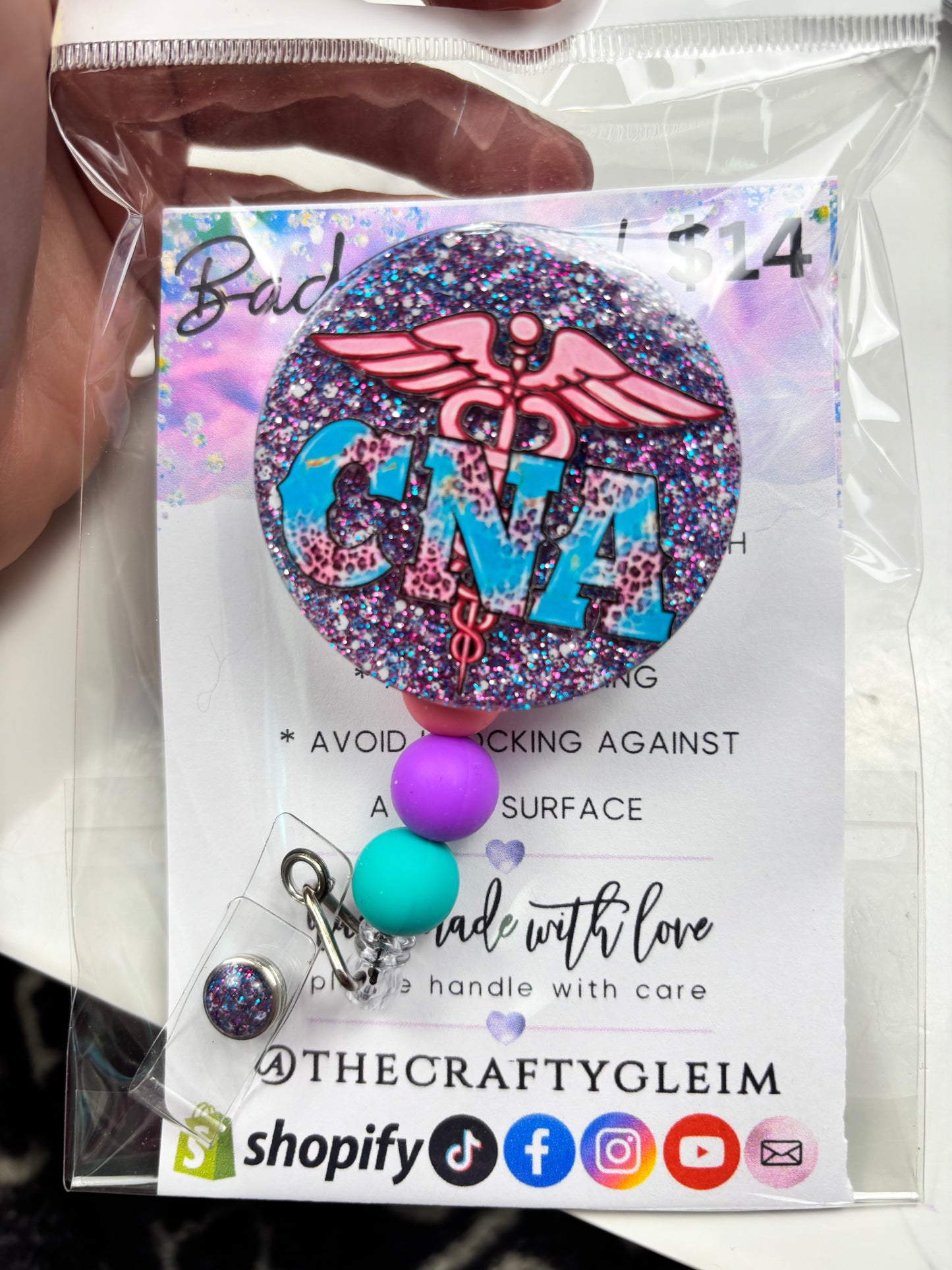 SALE medical/teacher badge reels