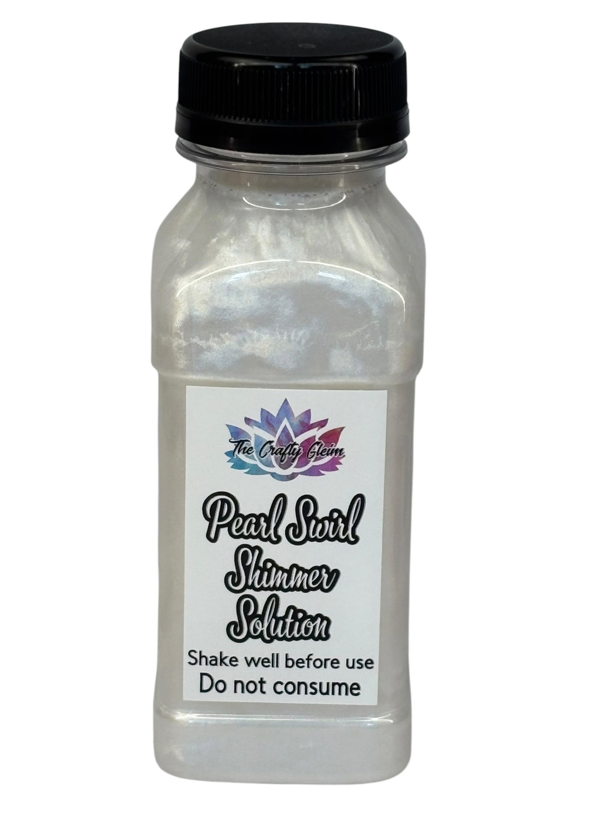 Pearl swirl shimmer solution