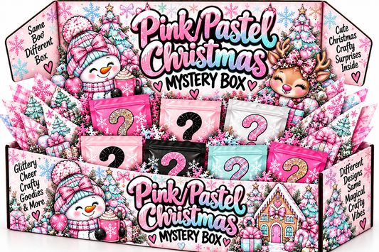 Pink/pastel Christmas mystery box