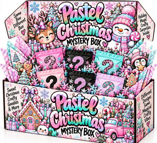 Pastel Christmas mystery box