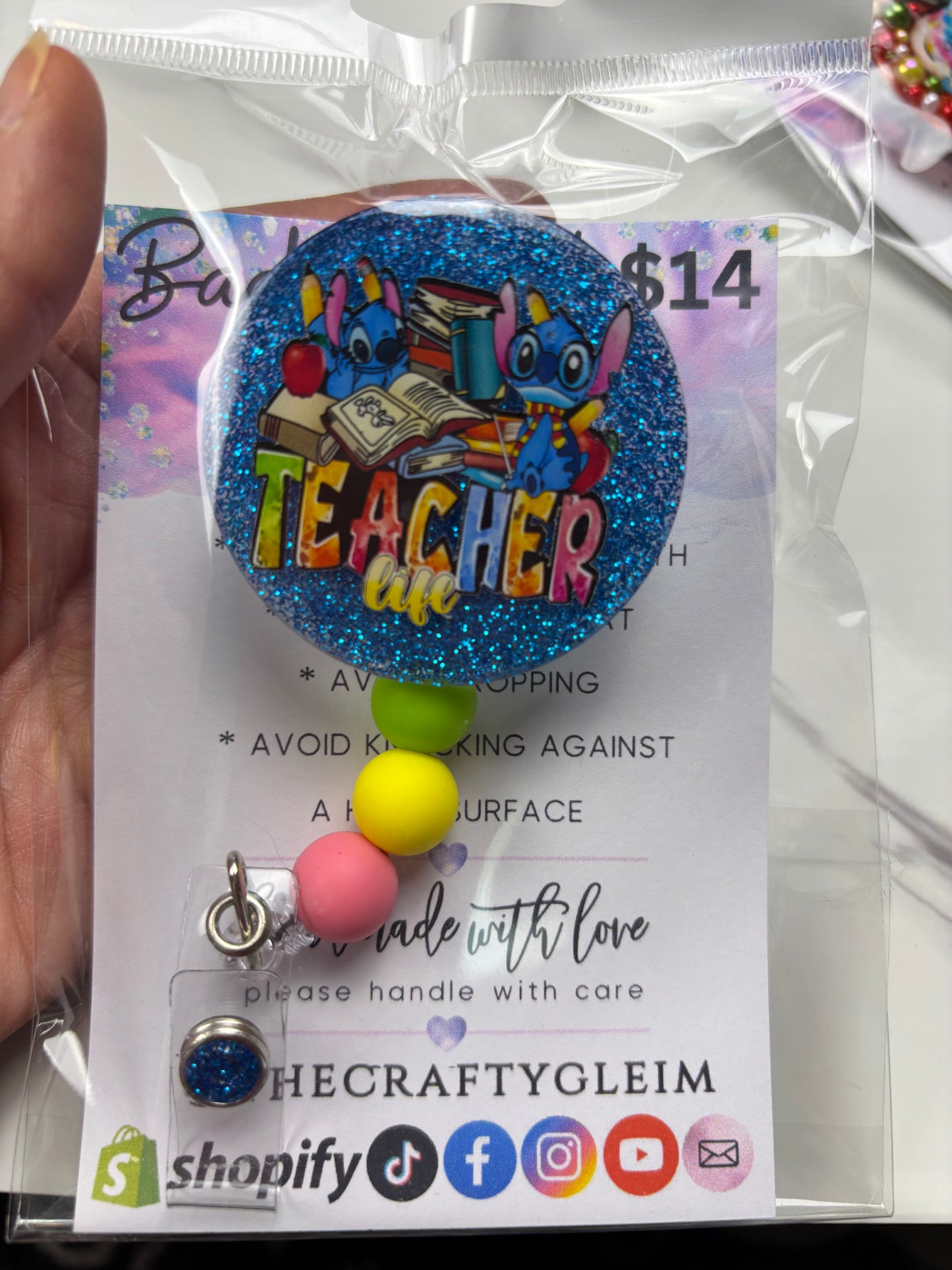 SALE medical/teacher badge reels