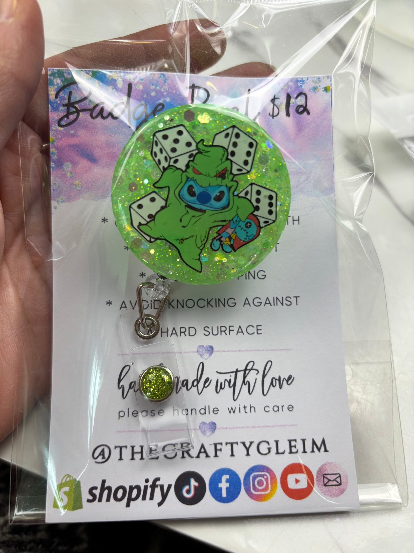 SALE Holiday badge reels