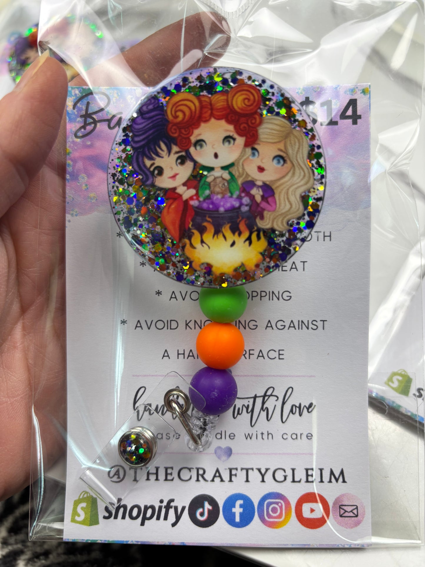 SALE Holiday badge reels