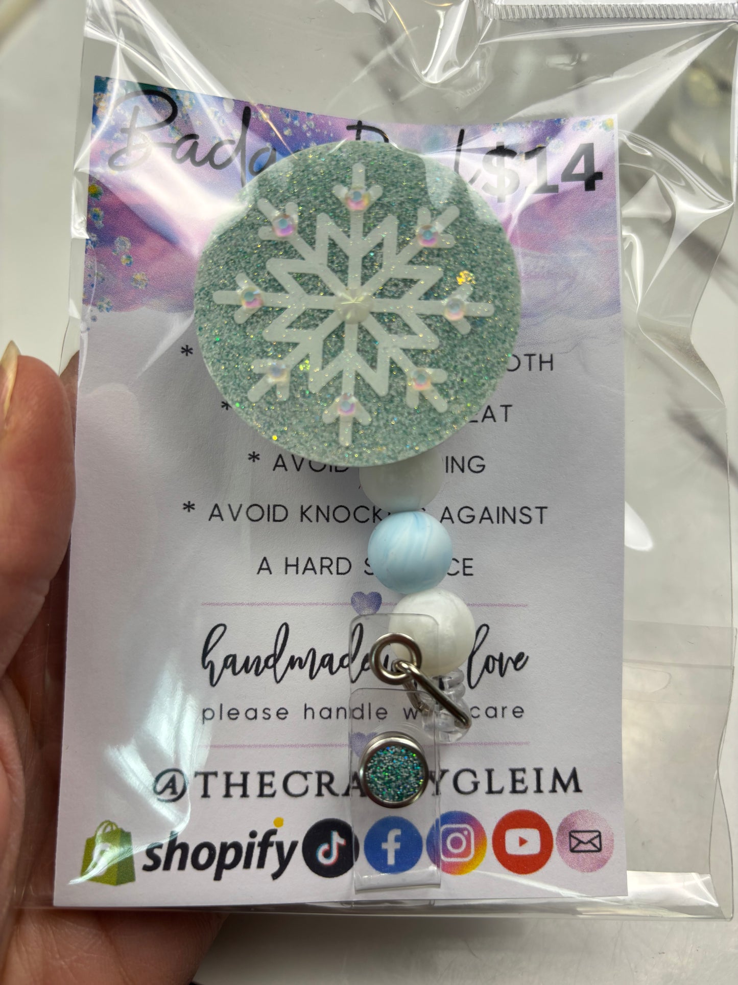 SALE Holiday badge reels