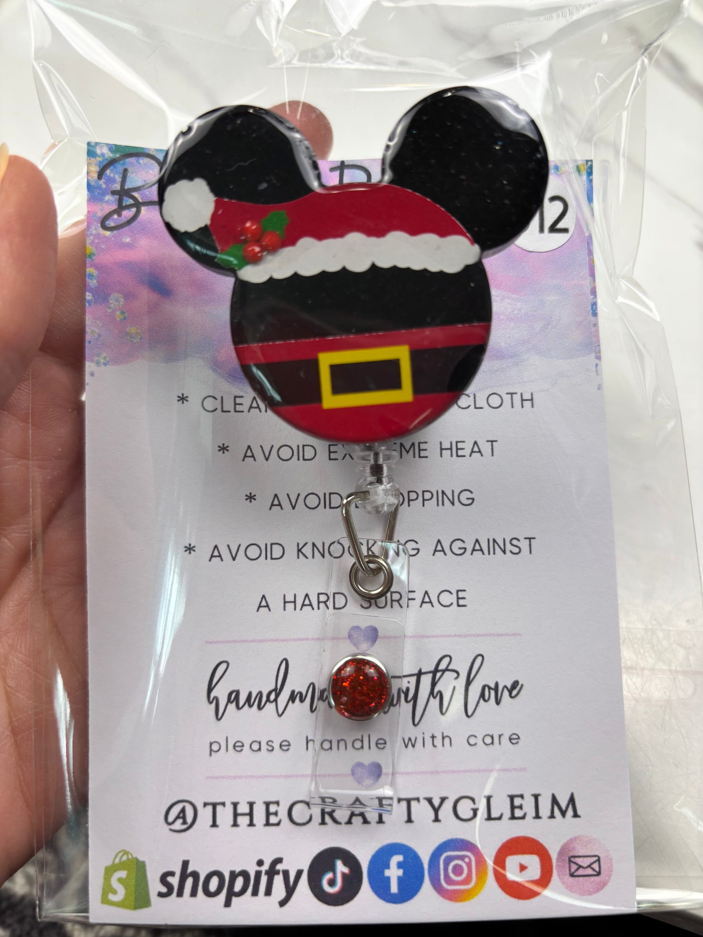 SALE Holiday badge reels