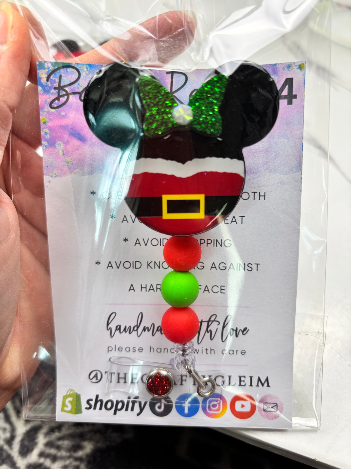 SALE Holiday badge reels