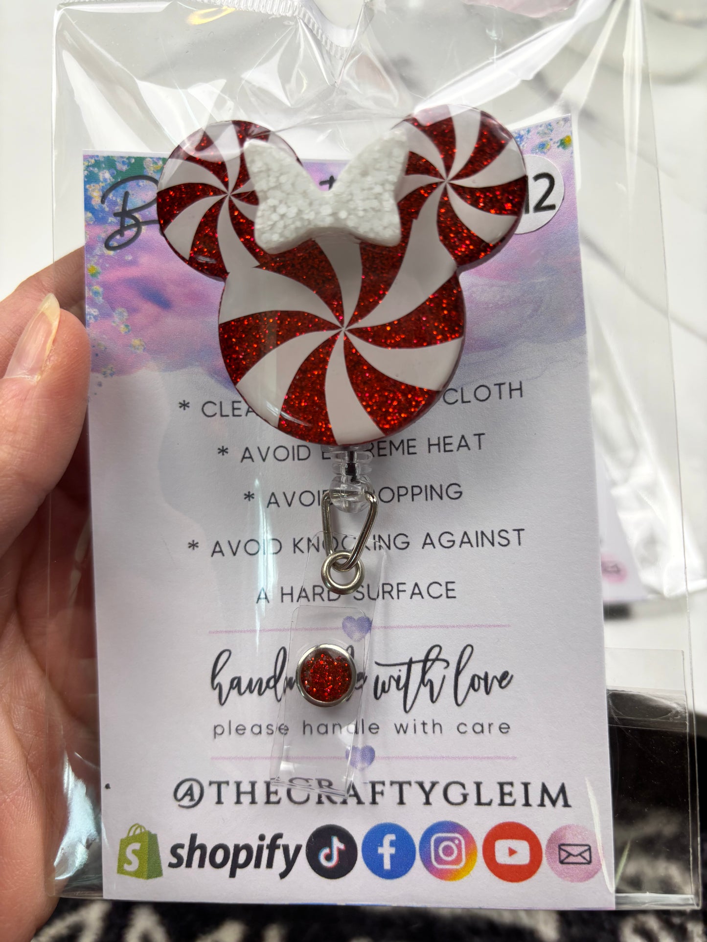 SALE Holiday badge reels