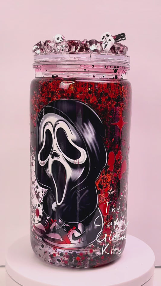 Baby killer ghost snow globe cup